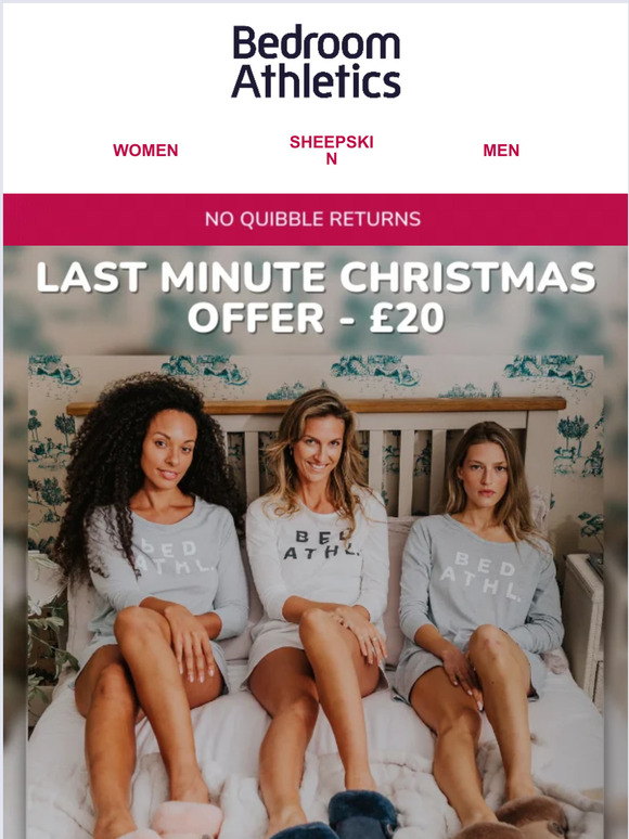 Bedroom Athletics 🔥 Toasty toes our sheepskin slippers are on sale