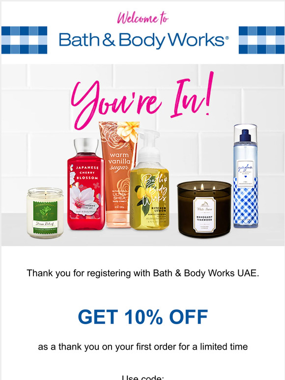 Bath & Body Works KSA Email Newsletters Shop Sales, Discounts, and