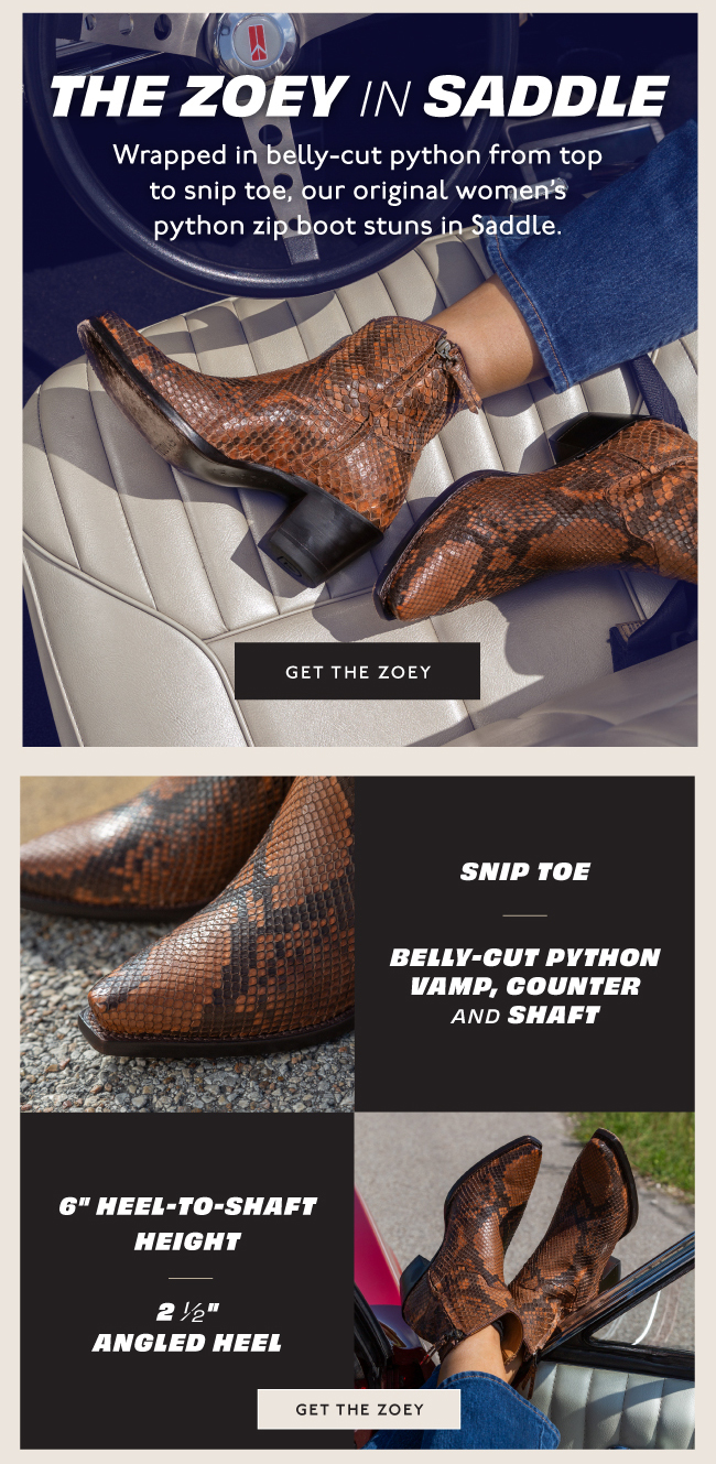 Belly cut python on sale boots