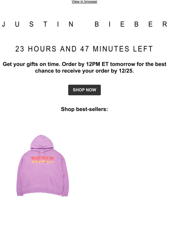 1 day left to order in time 🎁