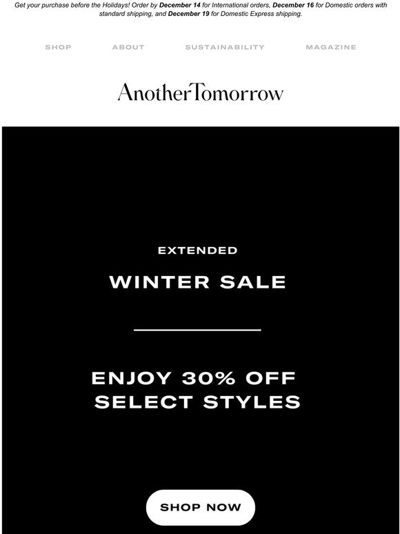 The Winter Sale Has Been Extended