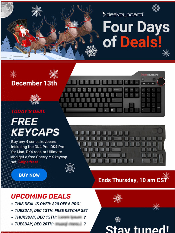 Free Keycap Set with purchase! Deal #2