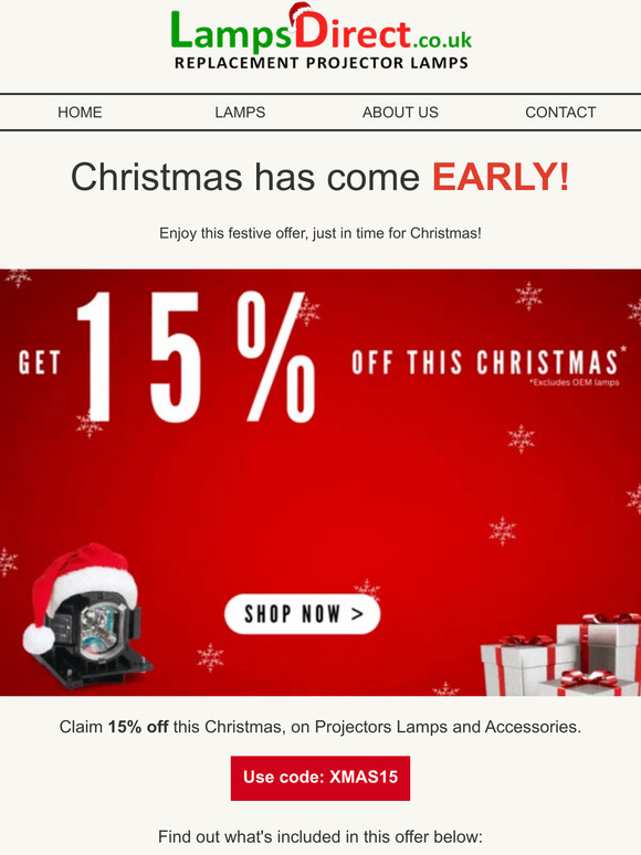 Savings to make this your most Merry Christmas Christmas yet! ❄️