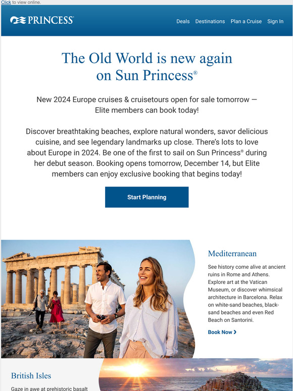 Princess Cruises New 2024 Europe itineraries + our latest ship NOW