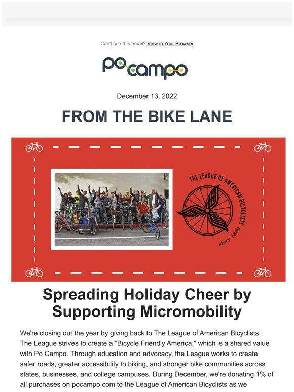 How We're Supporting Micromobility this Holiday Season