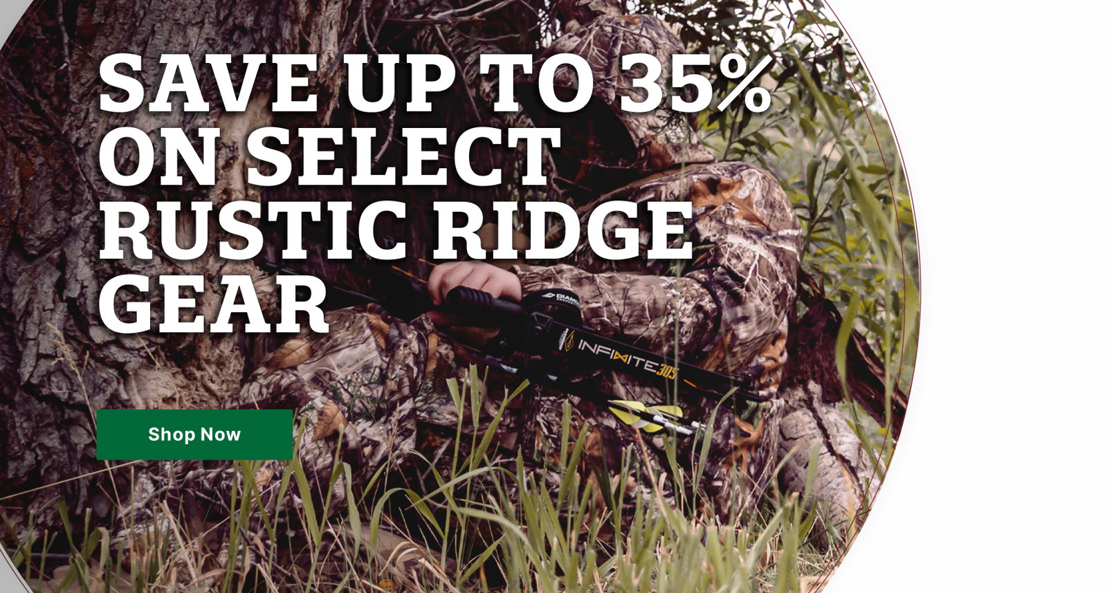 Save up to 35% on select Rustic Ridge Gear