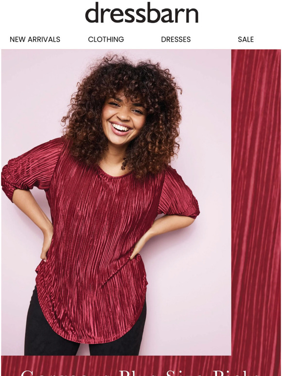 Dressbarn 40 OFF plus sizes today! 👀 Milled