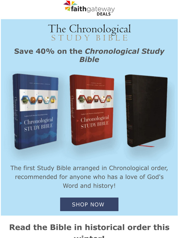 Read The Bible In Historical Order