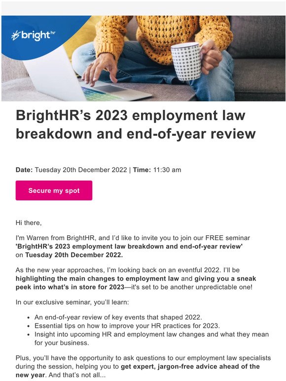 Need expert HR advice ahead of 2023?