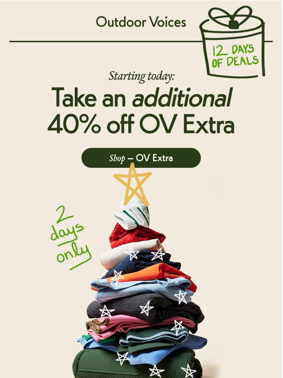 Outdoor Voices Email Newsletters Shop Sales, Discounts, and Coupon Codes