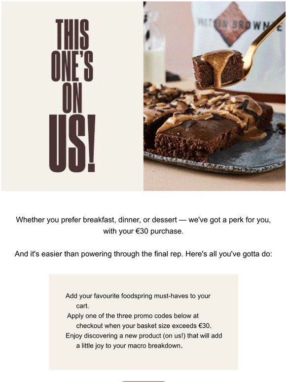 Get a free gift from us, with your 30 € order
