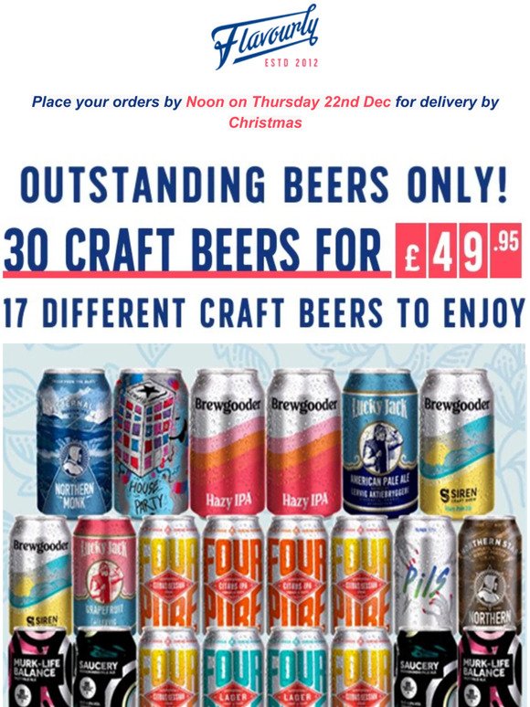 Outstanding beers only!