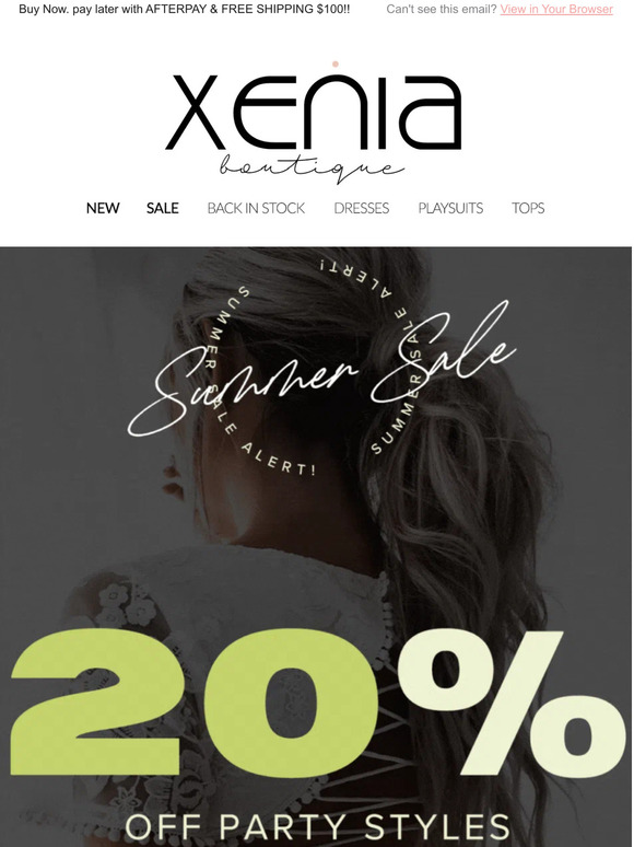 NEW HAS LANDED 🔥 + 20% OFF PARTY STYLES ❤️‍🔥