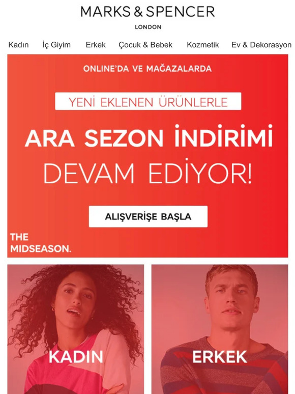 🔔Yeni Eklenen Ürünlerle Ara Sezon İndirimi Devam Ediyor!