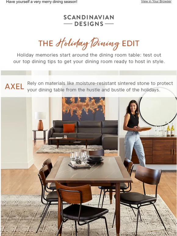 Scandinavian Designs Holiday Dining Tips Milled