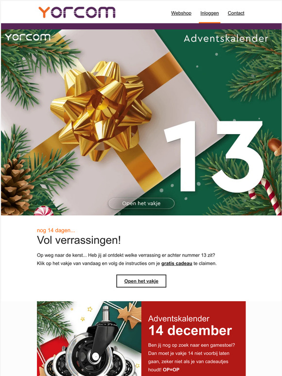 🎁 Koop een cadeautje, krijg een cadeautje