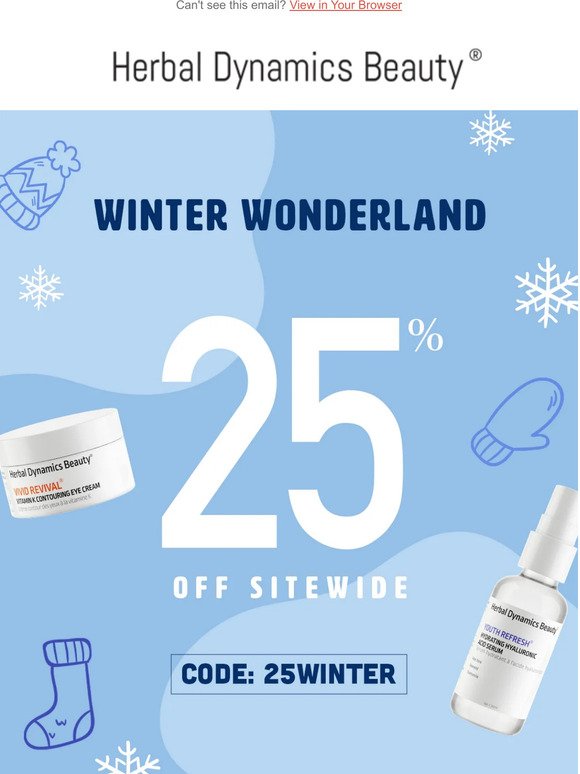 25% off ALL Skincare, Sitewide 💚