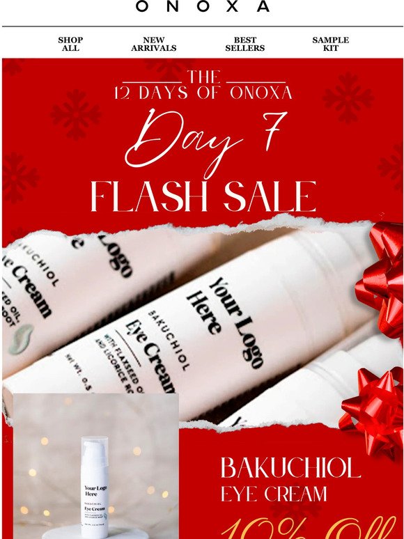 🎁 Day 7 SALE! Until Midnight ONLY - Onoxa's offering another new deal for another new product