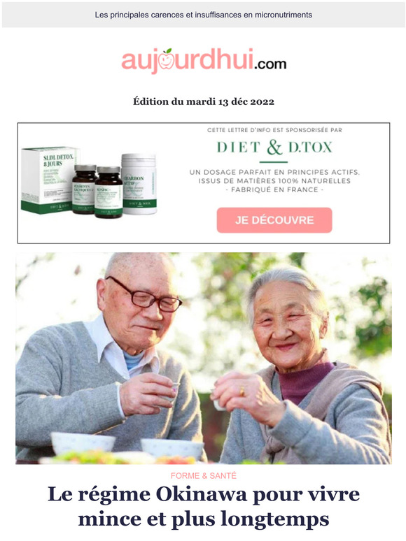🐟 Régime Okinawa, alignement tête-cœur-corps, aloe vera et collagène