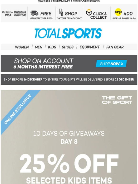 Totalsports - Last chance! 20% off Kaizer Chiefs Home