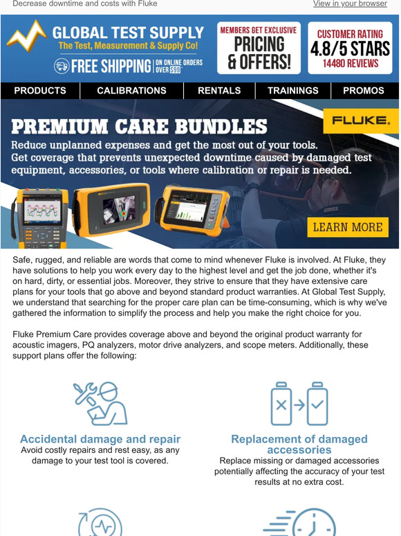 Decrease downtime and costs with Fluke 