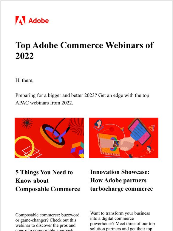 Hi there, get ready for 2023 with these top APAC webinars.