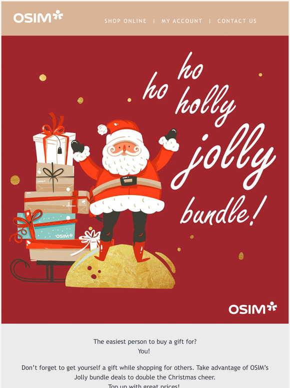 Up to 50% off for a Jolly Christmas