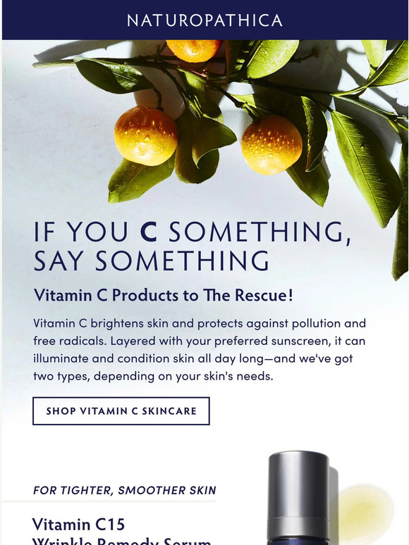 Naturopathica 🍊 How Vitamin C Helps Your Skin Milled
