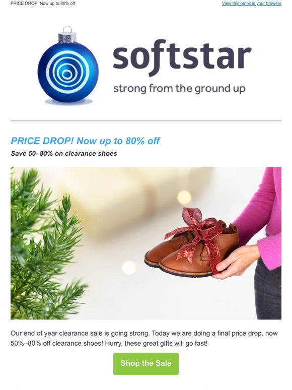 Softstar shoes sale promo code