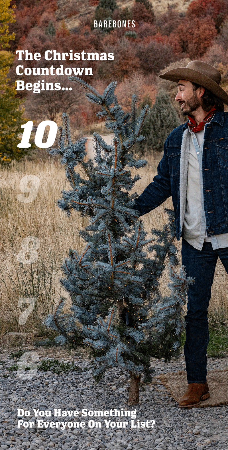 Barebones 10 Days Until Christmas Milled
