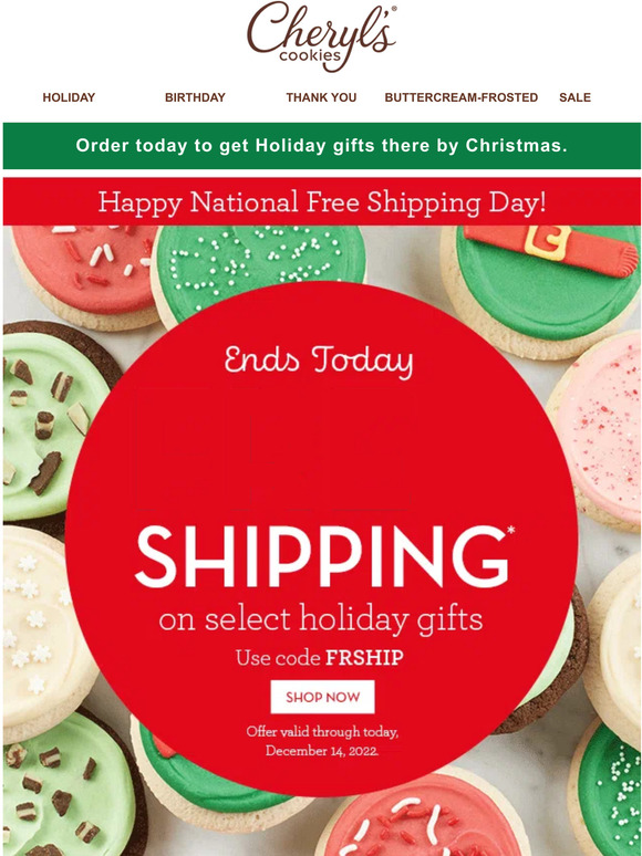 Cushman's Ends today free shipping on select holiday gifts. Milled