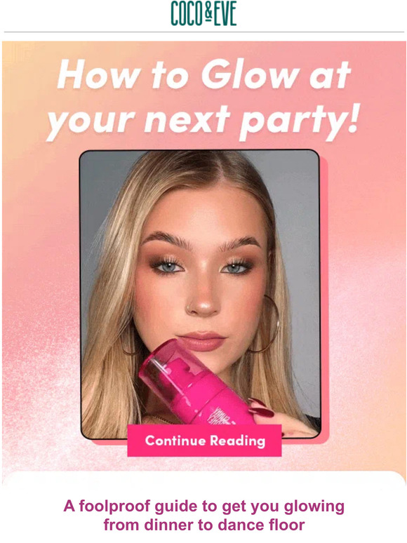Glowing to a party? Here’s your party prep guide