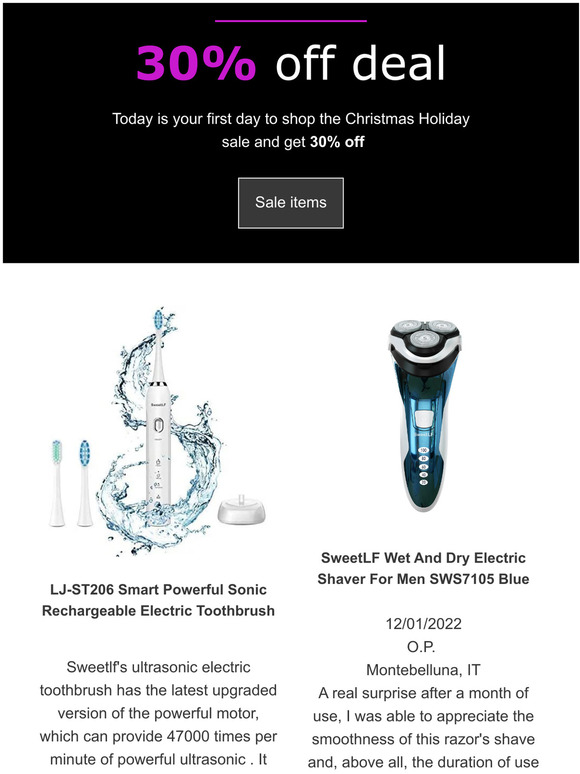 30% off, Christmas Promotion, Merry Christmas!
