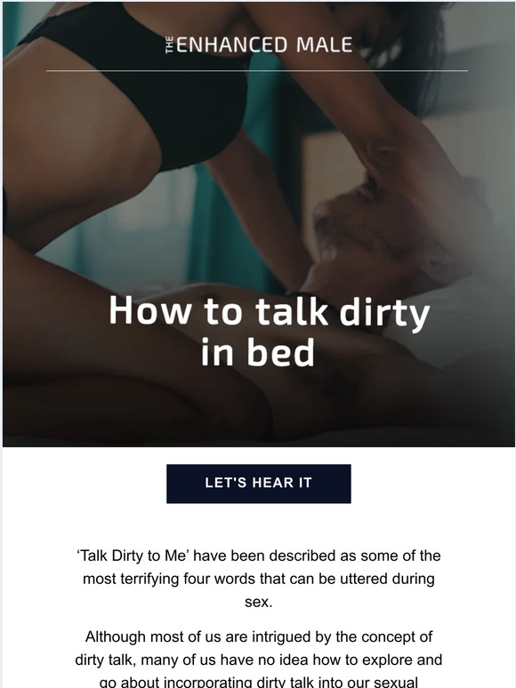 The Enhanced Male Your Guide To Pillow Talk… Milled