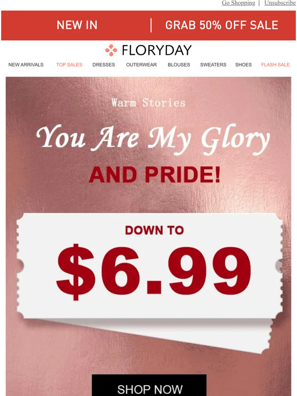 Floryday 2025 flash sale