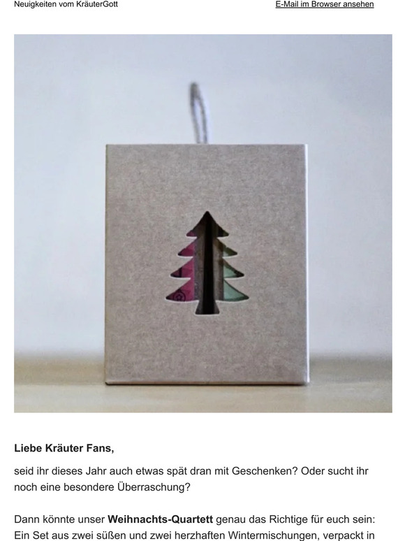 KräuterGott Weihnachts-Special 🎄