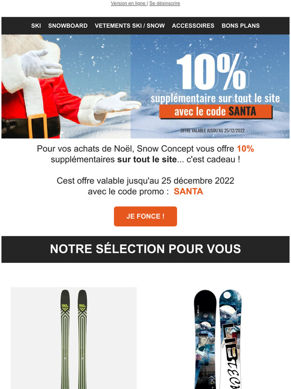 C'est bientôt Noël : 10% supplémentaire sur tout le site