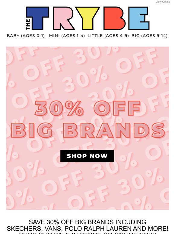 30% Off Big Brands 🎁 Christmas Has Come Early!