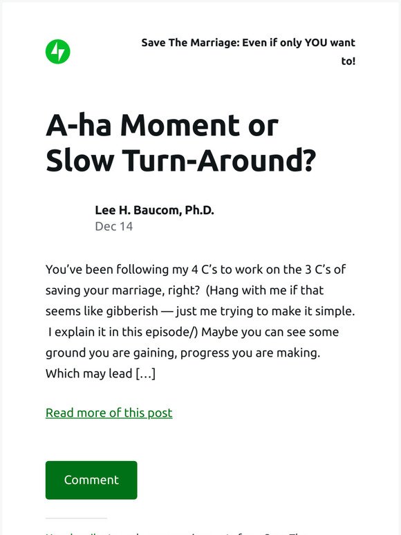 [New post] A-ha Moment or Slow Turn-Around?