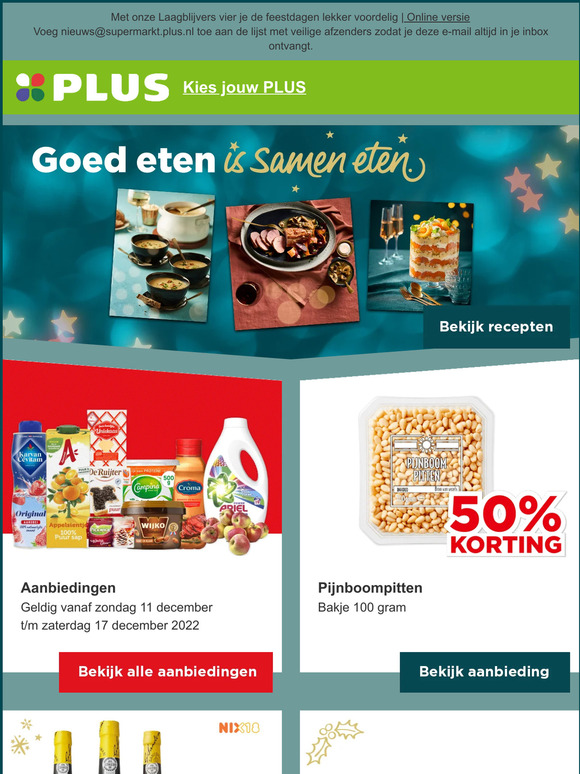 Plus NL Familyblend Ontdek onze kerstrecepten 🍴🎄 Milled