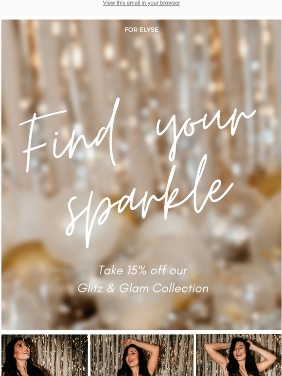 GET READY FOR THE HOLIDAYS!! TAKE 15% OFF SPARKLES