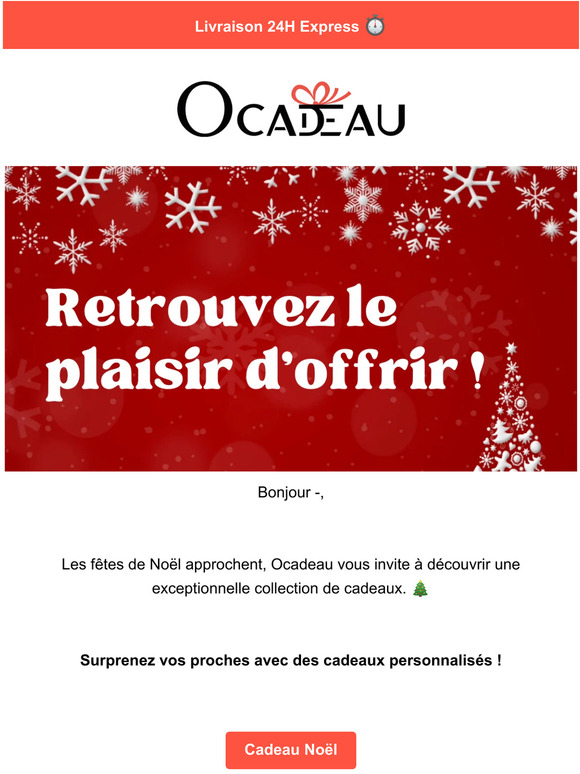 —, Noël approche à grands pas...