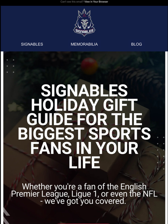 Holiday Gift Guide 🎁 For Sports Fans