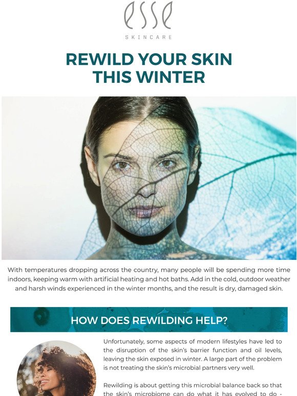 3 steps to rewild your skin this winter ❄️