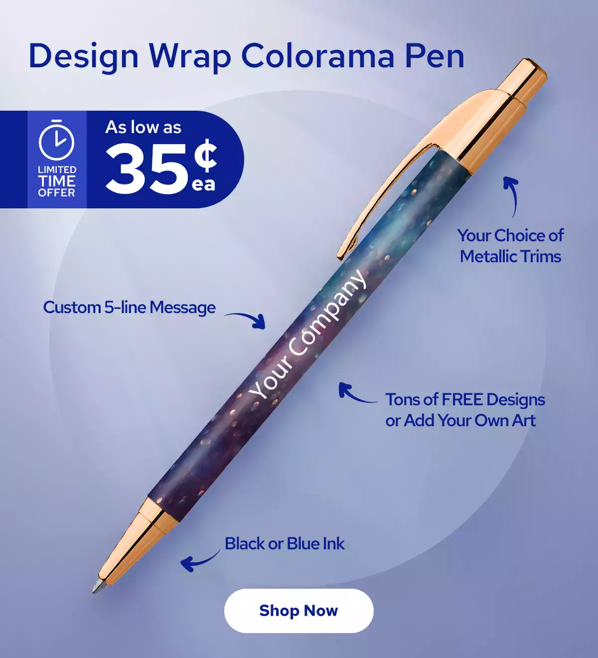 National Pen: Creative pen designs for Your Company! | Milled