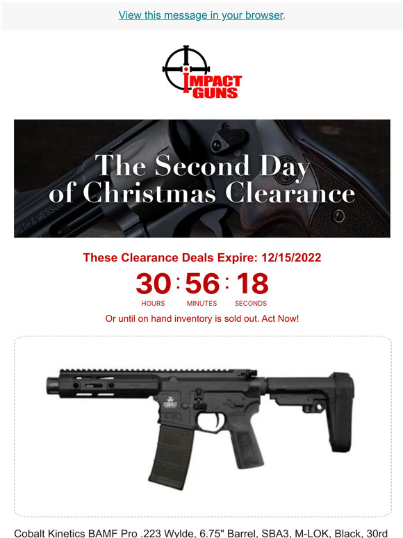 The Second Day of Christmas Clearance