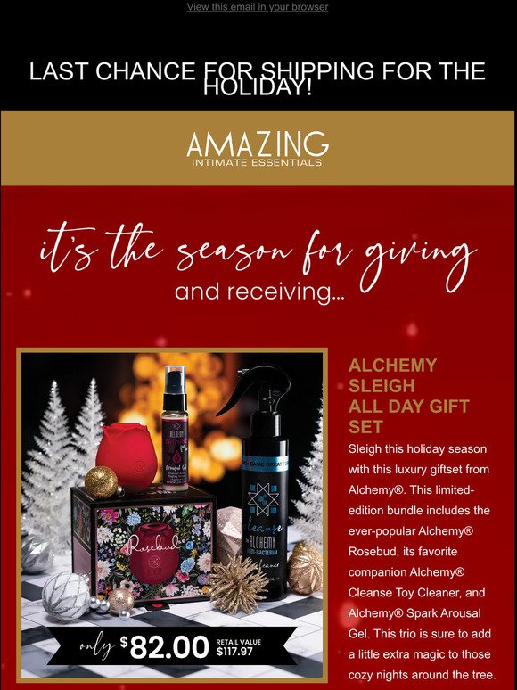 🎁 It's the season for giving and receiving...