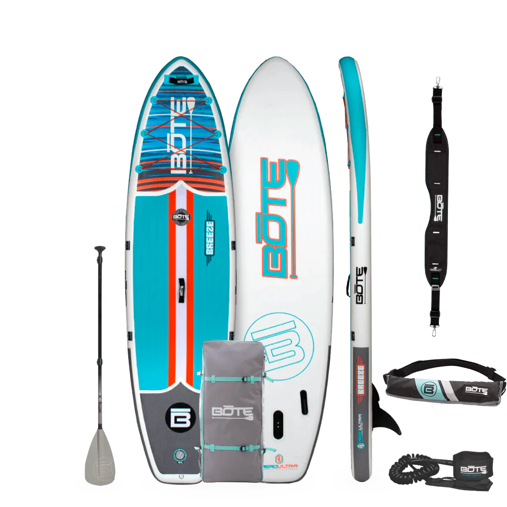 Image of Breeze Aero 10′8″ Native Eclipse Inflatable Paddle Board Essentials Package