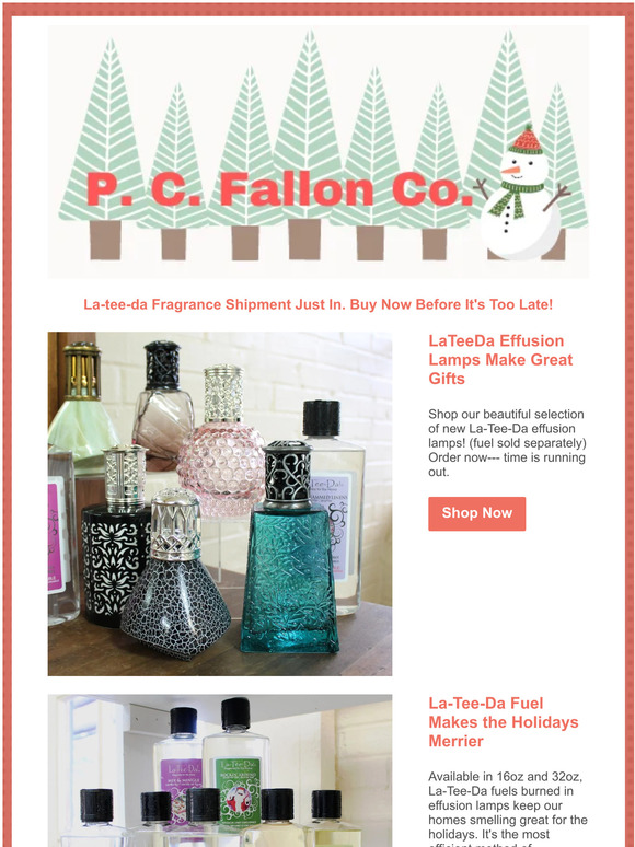 La-Tee-Da! Order Now While There is Still Time.