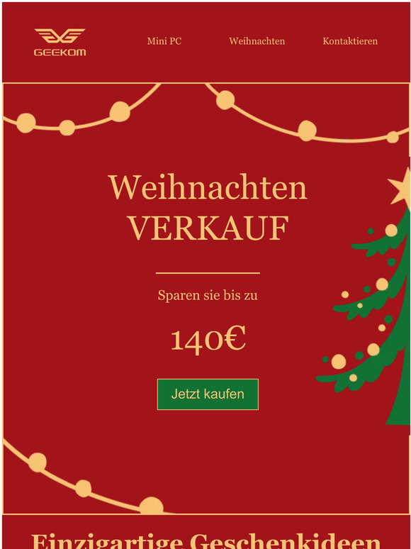 🎄Brauchen Sie noch ein Weihnachtsgeschenk in letzter Minute? 140€ Rabatt, Lieferung in 7 Tagen